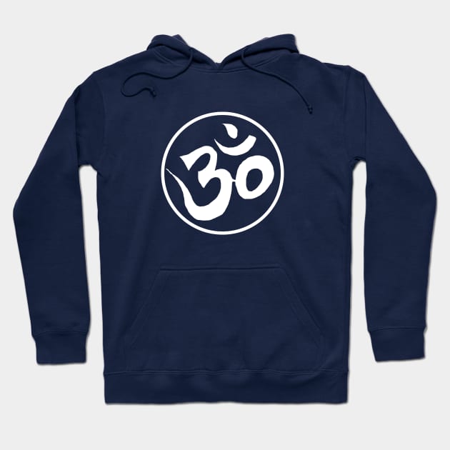 Sacred Spiritual Awakening Om Symbol Hoodie by PlanetMonkey